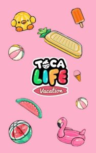 Розовая ава Toca Life Vacation