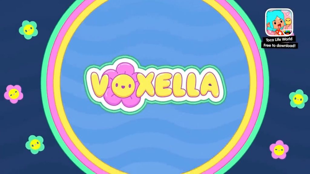 Логотип фестиваля Voxella в Toca Life World