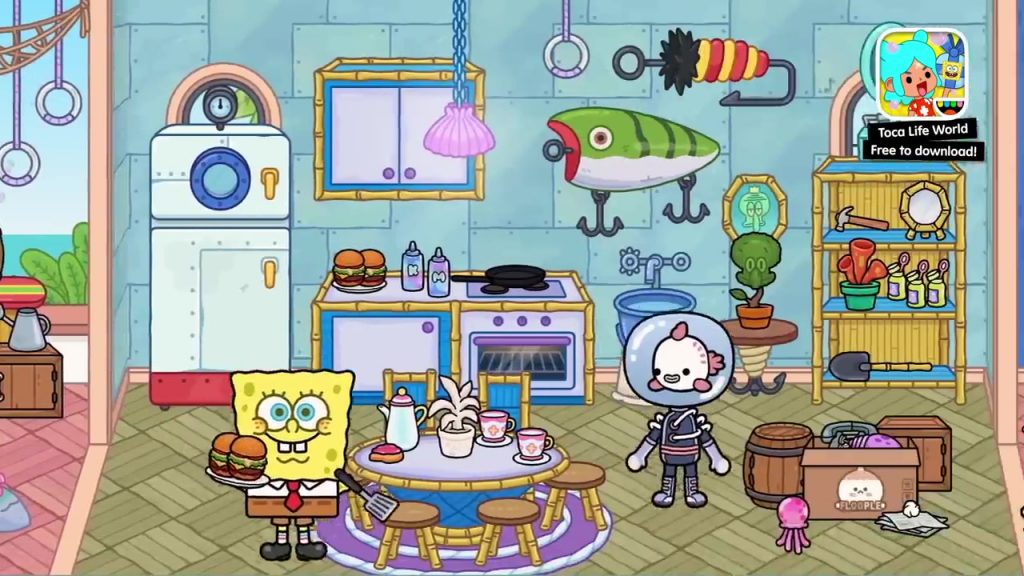 Идеи для обустройства (вселенная Губки Боба) - кухня со SpongeBob SquarePants